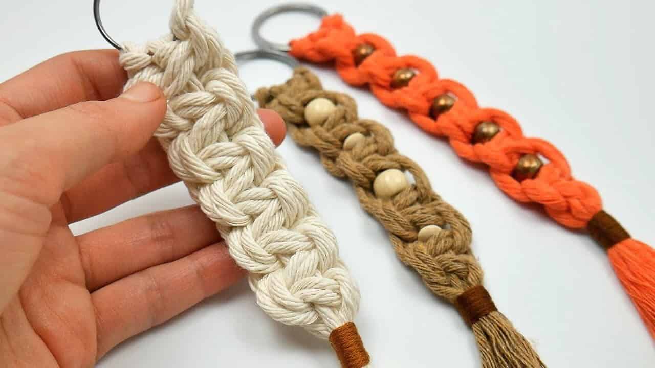 Watch: How to Make Macrame Keychains