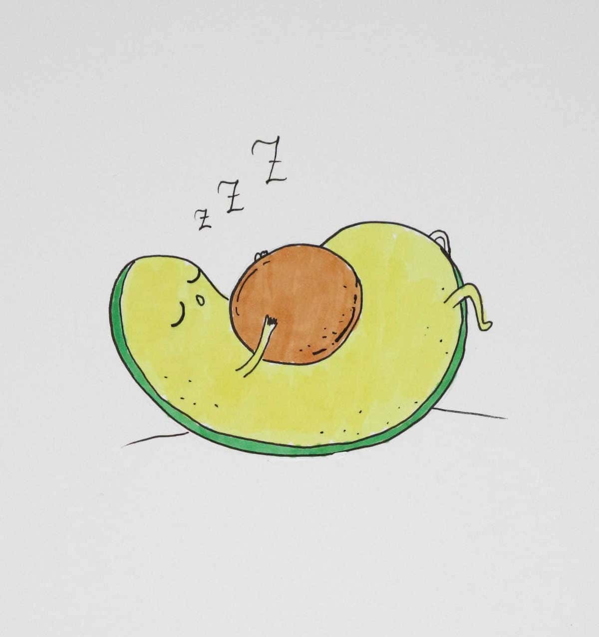 Sleepy Avocado