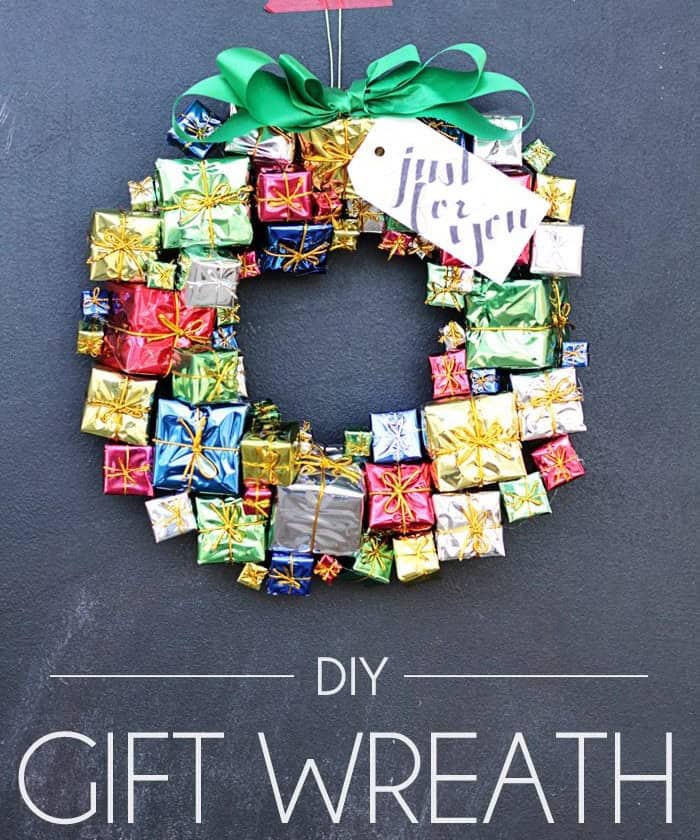 Gift Box Wreath