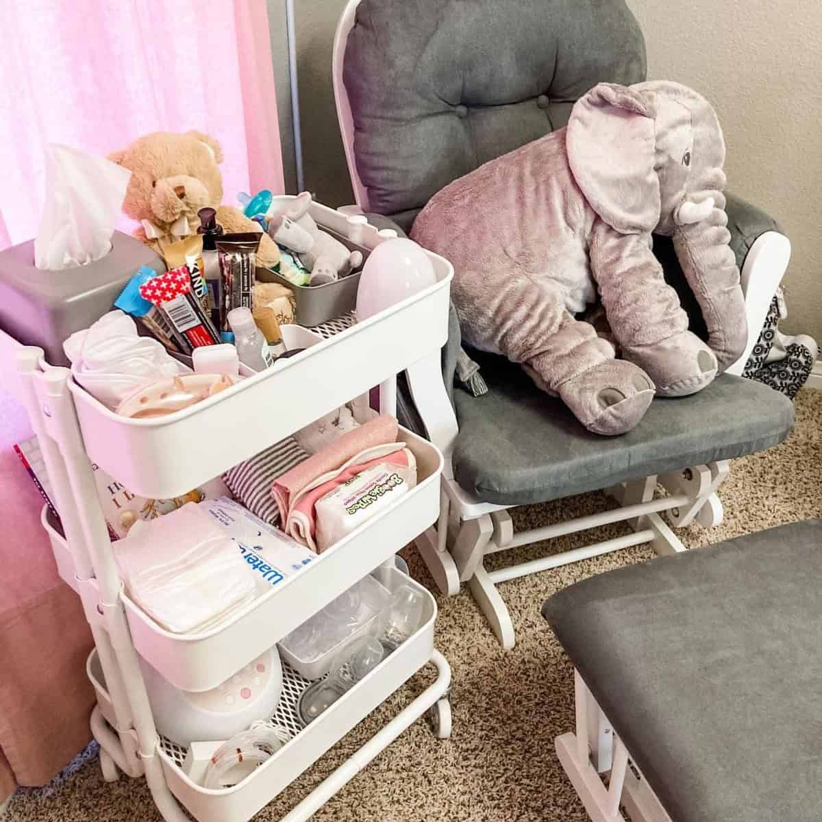 Diaper/Nursing Cart